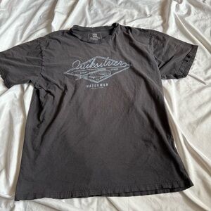 Quiksilver Men's Charcoal Gray Tee